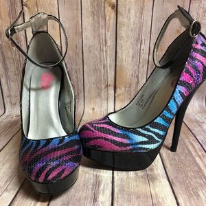 Baby Girl Sequin High Heel